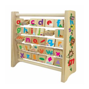 Alternative view of Wooden Alphabet Flip Frame