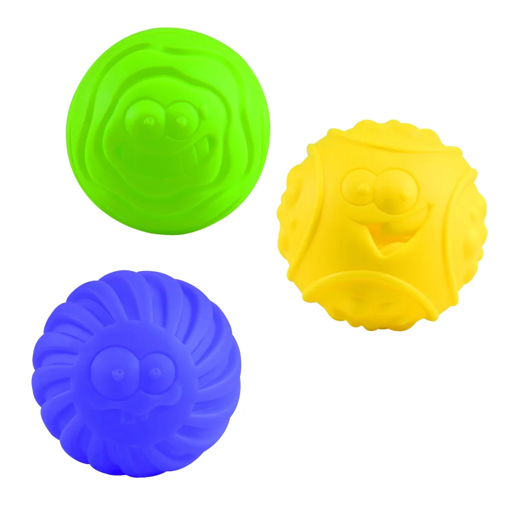 Play Go Rainbow Textured Balls 6 Piece - Image 3
